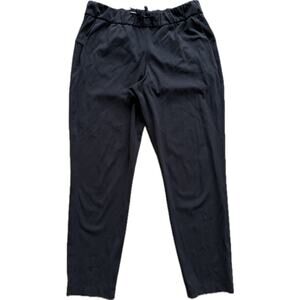 Lululemon On The Fly Jogger Full-On Luxtreme Size 8 Black Drawstring Travel Yoga